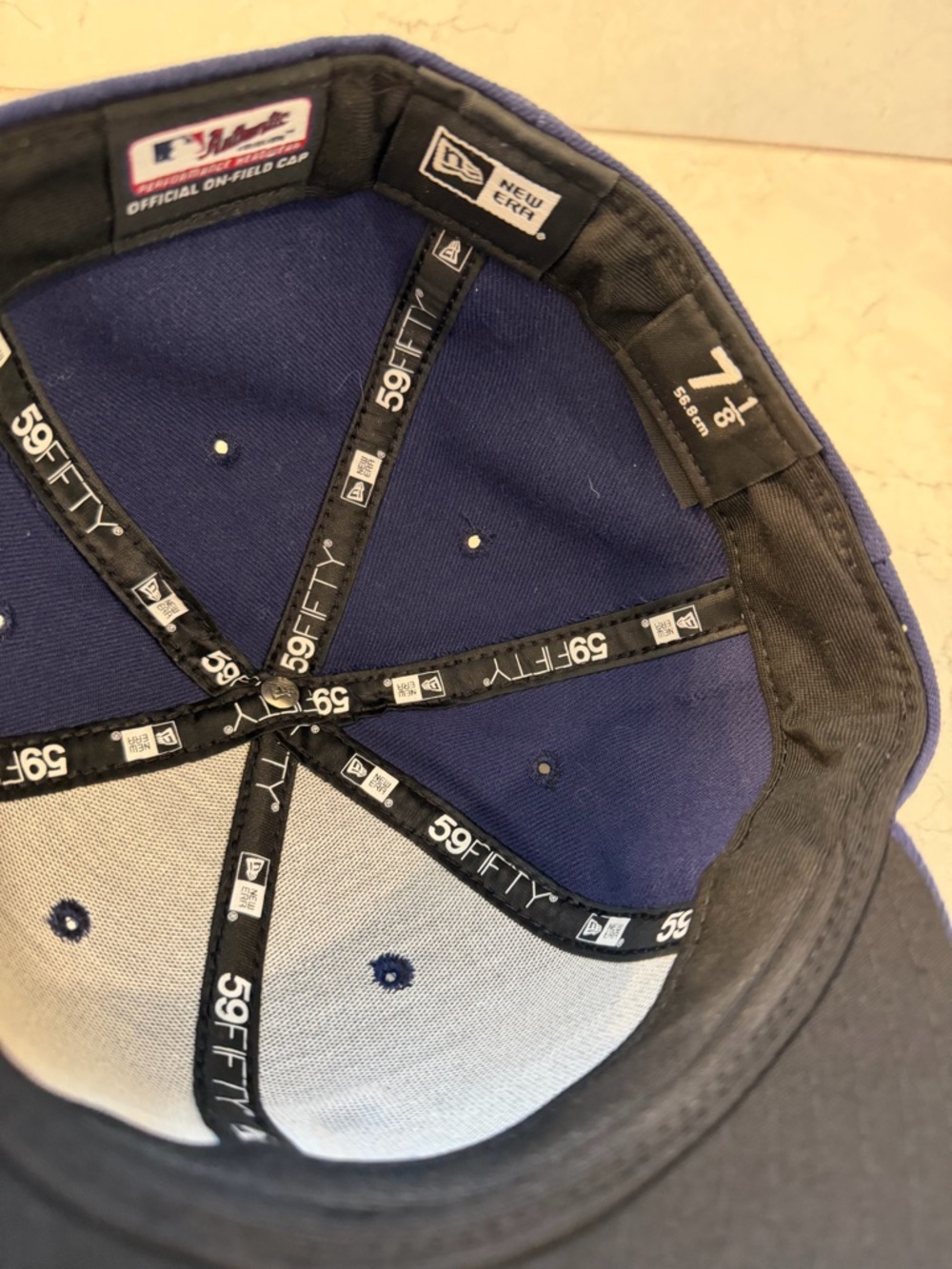 New Era Tampa Bay Rays 59Fifty
Hat 7 1/8 20th
Anniversary Patch - Picture 5 of 5